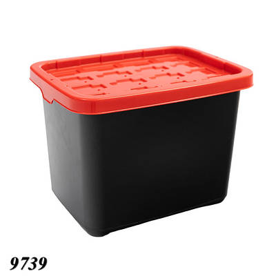 Контейнер для зберігання Чорний 371x278x270 мм