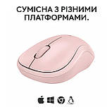 Миша бездротова Logitech M240 Silent Rose (910-007121), фото 5