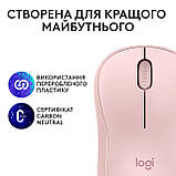 Миша бездротова Logitech M240 Silent Rose (910-007121), фото 7