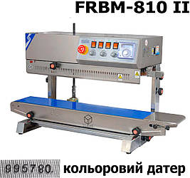 Конвеєрний зварювач кольоровий датер FRBМ-810II Плоский шов 10мм Вертикальний спайник щільних пакетів Hualian
