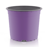 Горщик для квітів TEKU 0,89л 13x10,2смм ЛАВАНДОВИЙ