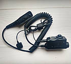 Адаптер гарнітури PTT Тангента Earmor M52 для рацій Моторола DP4400,DP4600,DP4800 з подвійною кнопкою, фото 10