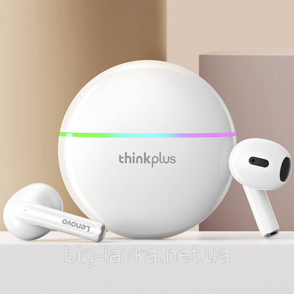 Гарнітура Lenovo TWS ThinkPlus XT97 Bluetooth 5.2 Білий, фото 1