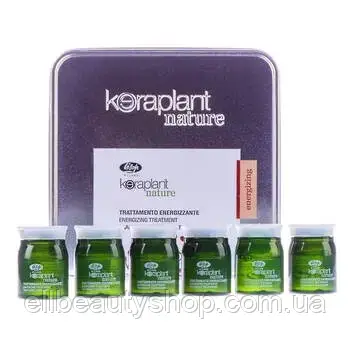 Несмываемый лосьон от выпадения волос Lisap Keraplant Energizing treatment, 6х8мл - фото 1 - id-p498174882