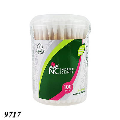 Ватні палички в банці 100 шт.