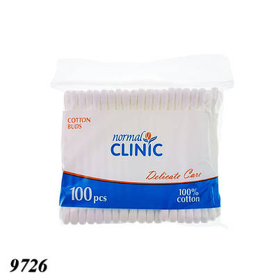 Ватні палички в поліетиленовому пакеті 100 шт.