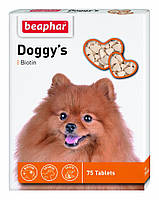 Доггіс Біотин Doggy's Biotin Beaphar ласощі для собак, 75 табл