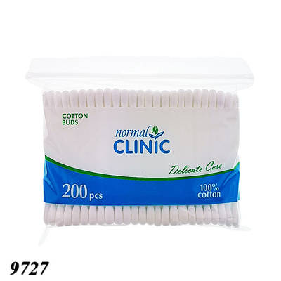 Ватні палички в поліетиленовому пакеті 200 шт.