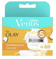 Сменные кассеты Venus ComfortGlide With Olay Coconut 4шт