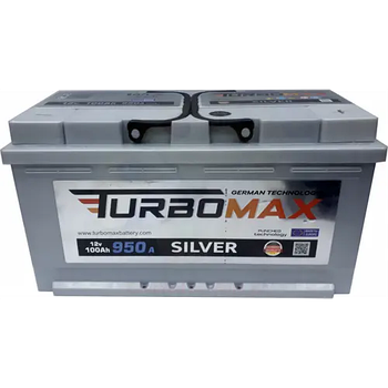 Акумулятор TURBOMAX SILVER100-0 (R+) (950A) L5