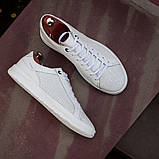 Шкіряні кроси Ikos 553 білого кольору, фото 3