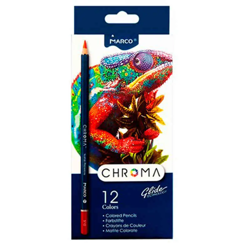 Олівці кольорові Marco Chroma 12 кольорів (8010-12CB), фото 1