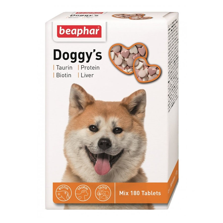 Доггіс Мікс Doggy's Mix Beaphar ласощі для собак, 180 табл