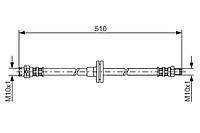 Тормозной шланг BOSCH 1987476056