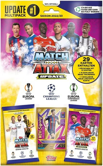 МУЛЬТИПАК СЕЗОН 2022/23 ЛІГА ЧЕМПІОНІВ TOPPS MATCH ATTAX 1 / 2022