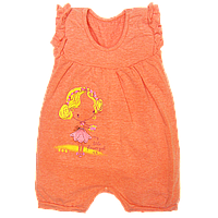 Дитячий пісочник-майка для дівчинки р. 80-86 тканина КУЛІР-ПИНЬЕ 100% тонкий бавовна ТМ Кайлас 4151