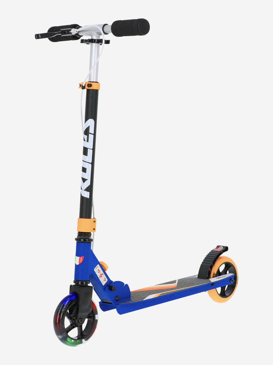 Самокат 2-х колісний для хлопчиків Roces Boy 145 мм чорний/помаранчевий/синій, фото 1