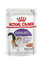 Паштет для дорослих стерилізованих котів Royal Canin STERILISED LOAF 85 г. Вологий корм у паучах