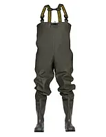 Заброди комбез PROS Spodniobuty MAX посилені в колінах і металева вставка підошва та носик — размер 46