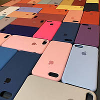 Full Silicone Case на iPhone 7 Plus / 8 Plus / Силиконовый чехол для Айфон / Закрытый низ
