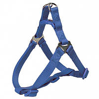 Шлея Trixie Premium One Touch Harness для собак, 65-80 см, 25 мм, размер L, синий
