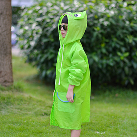 Дощовик дитячий Оксфорд  на ріст 90-120 зелений