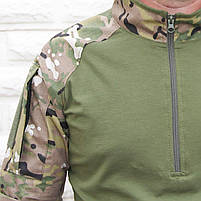 Тактична сорочка убакс зсу літня мультикам РІП СТОП з налокітниками для військових, розмір 46-62, фото 3