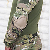 Тактична сорочка убакс зсу літня мультикам РІП СТОП з налокітниками для військових, розмір 46-62, фото 5