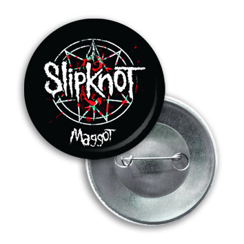Значок Slipknot американская ню-метал-группа - фото 1 - id-p1871880036