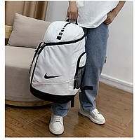 Nike Elite рюкзак белый спортивный баскетбольный волейбольный