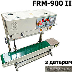 Роликовий зварювач з датером FRM-900II Плоский шов 10мм Роликовий вертикальний спайщик з датувальником Hualian