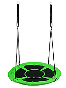 Садова гойдалка гніздо підвісна FUNFIT Light green кругла для дітей 110 см