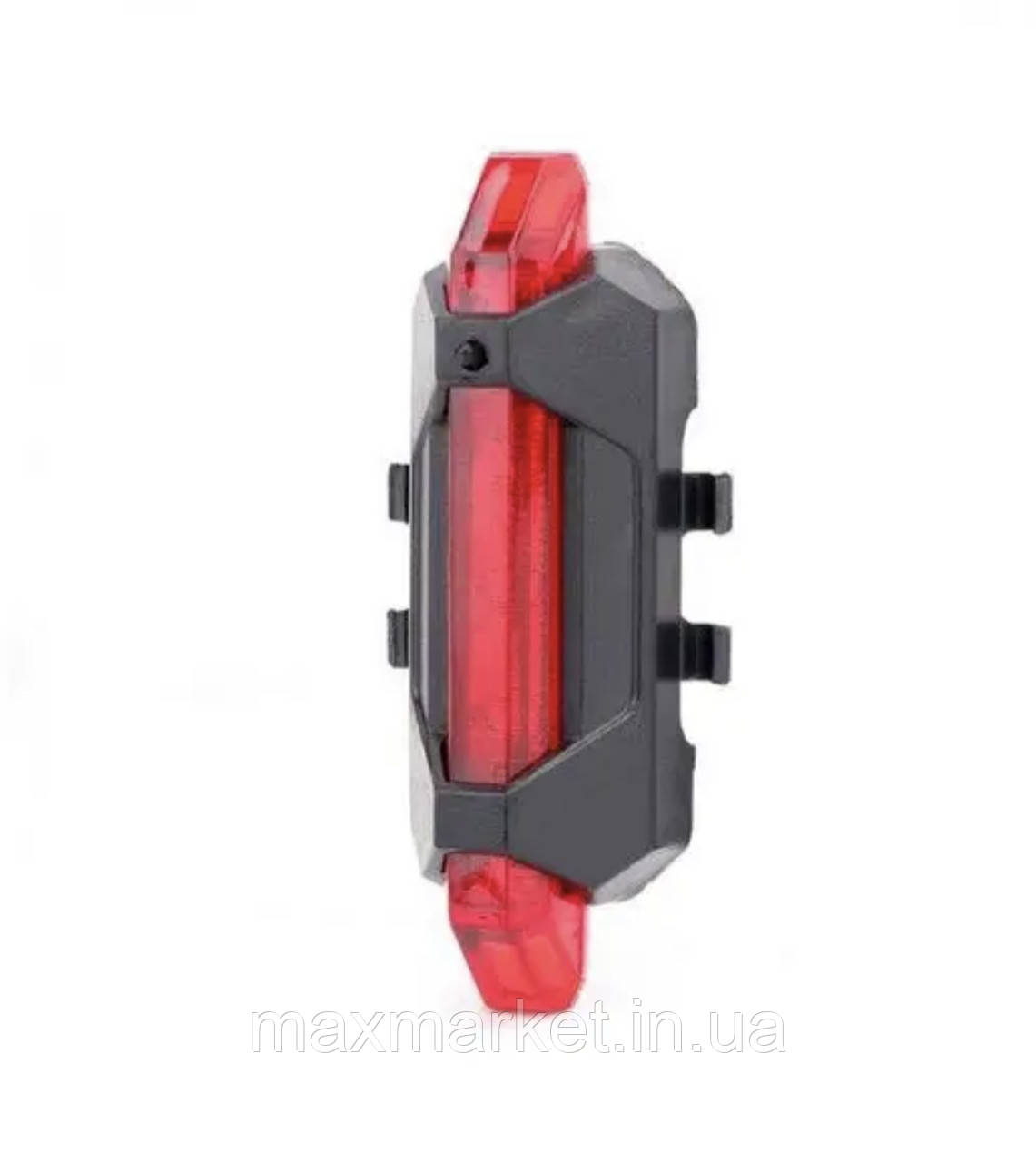 Велостопер задня мигалка червона на велосипед DC-918 заряд від usb