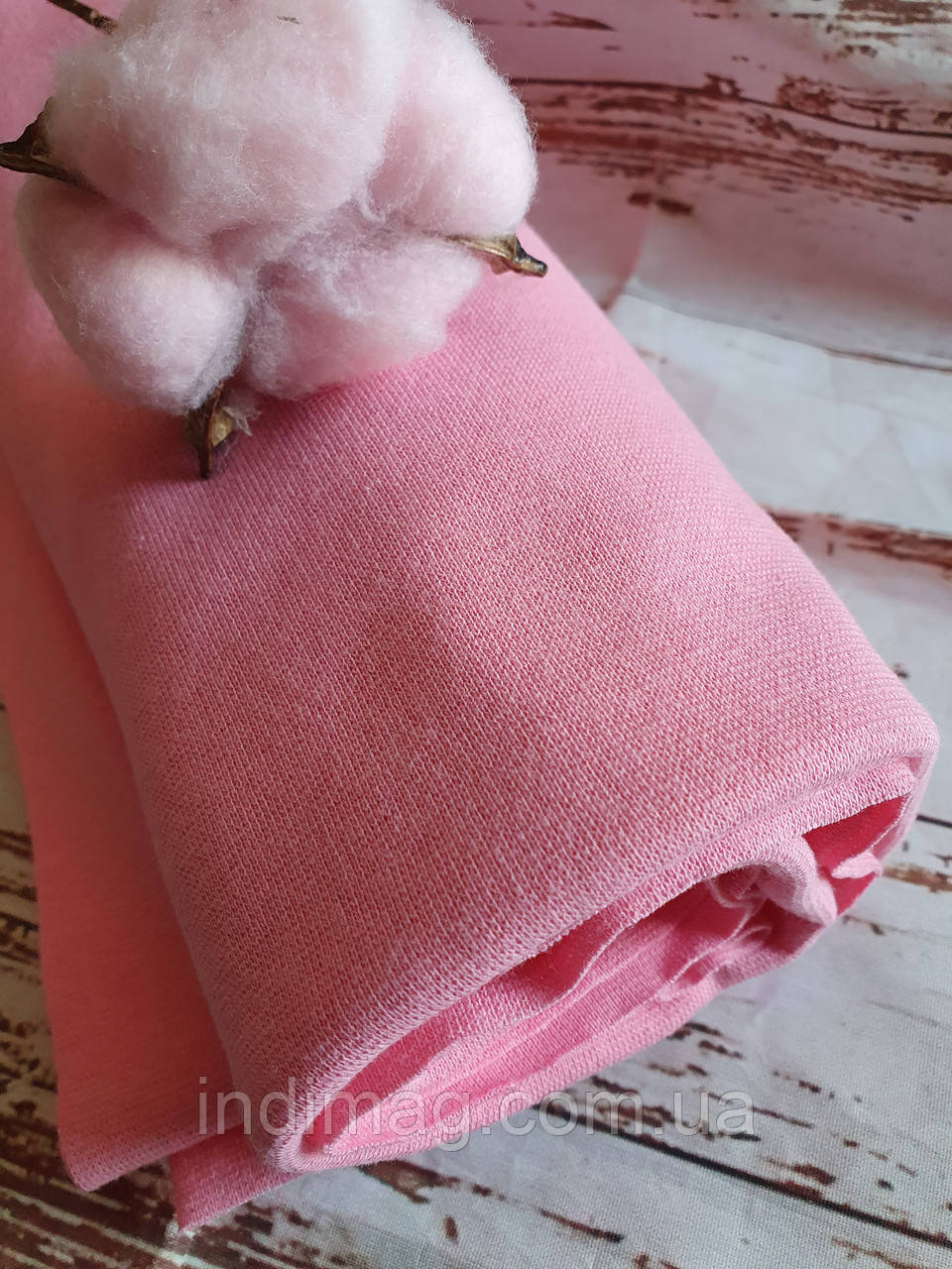 Трикотаж Рібана лікра рожев, фото 1