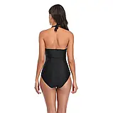 Суцільний купальник з утяжкою чорного кольору, фото 5