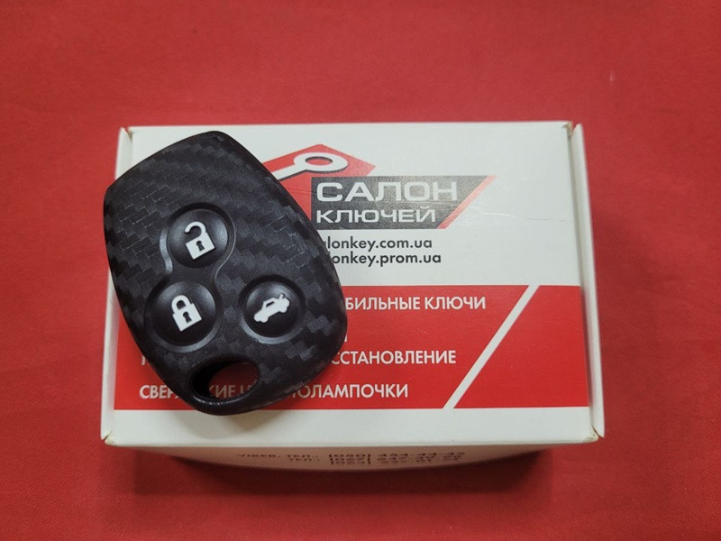 Чохол для ключа Opel Силіконовий-Карбон - фото 1 - id-p1871905478