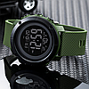 Годинник військовий зелений зелений водостійкий тактичний з підсвічуванням Skmei Army, водонепроникний годинник наручний, фото 2