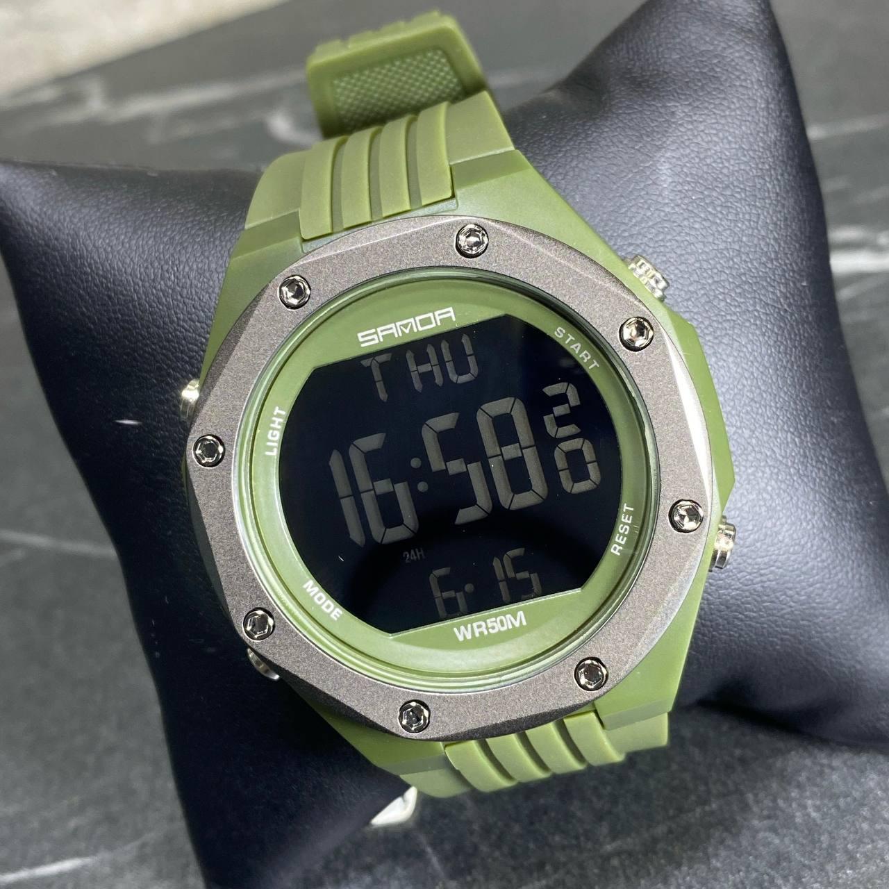 Годинник наручний чоловічий електронний Sanda Timer, військовий та армійський годинник водонепроникний протиударний водонепроникни