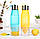 Пляшка для води із соковижималкою спортивна H2O Drink Water 650мл Синя пляшка із відсіком для фруктів, фото 2