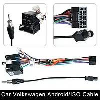Комплект кабелей ISO для магнитолы VW