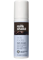 MILK SHAKE SOS Roots Тонуючий спрей для коренів миттєвої дії Dark Brown, 75мл
