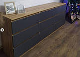 Комод 9 Лайт дуб сонома + антрацит, фото 3
