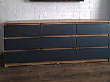 Комод 9 Лайт дуб сонома + антрацит, фото 5