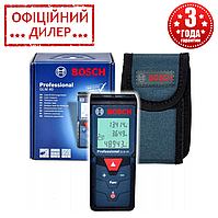 Лазерний далекомір BOSCH GLM40 YLP