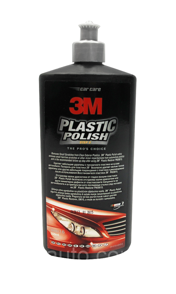 Паста 3М 59016 для полировки пластика и фар 500 мл Полироль Полировка ...