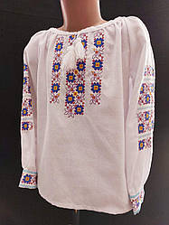 Вишиванка дитяча для дівчинки Орхідея, розмір 116 см.