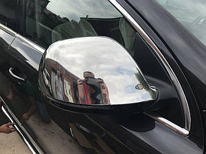 Audi Q7 накладки на дзеркала Carmos неіржавка TSR Накладки на дзеркала Аудіо Ку7