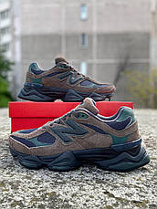 Чоловічі кросівки New Balance 9060 Beef And Broccoli Brown Dark Green U9060OUT, фото 6