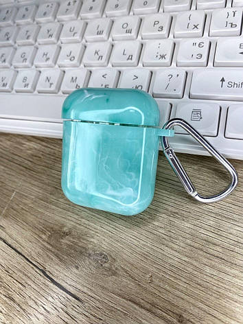 Чохол для навушників Air Pods 2 Мармуровий, фото 1