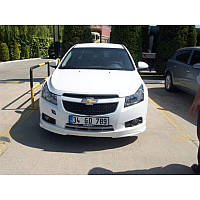 Chevrolet Cruze Sedan Накладка на передній бампер Meliset TSR Тюнінг переднього бампера Шевроле Круз